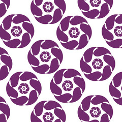 Fototapeta premium Abstract geometric shape seamless pattern