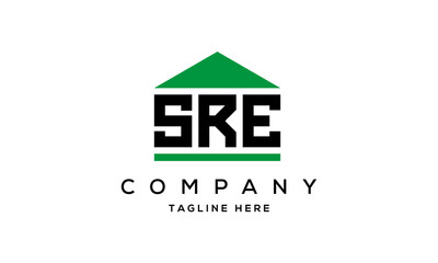 SRE creative three latter logo design