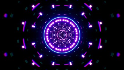 Disco Concept Neon Light Lamp Background