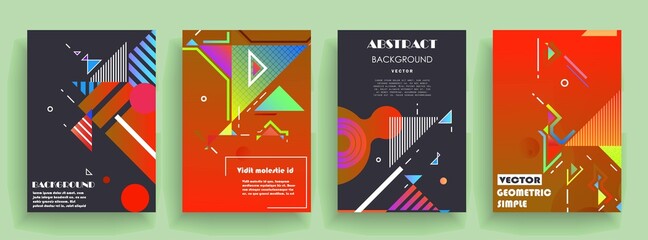 Modern abstract covers set, Modern colorful wave liquid flow poster. Cool gradient shapes composition, vector covers design.	