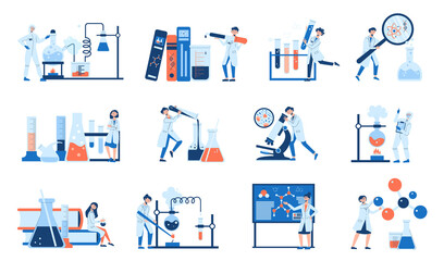 Science Laboratory Icon Set