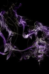 Nakładka do photoshop fioletowy dym