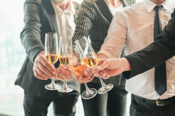 Business People Party Celebration Success after working