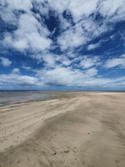 Fototapeta na wymiar sand dunes and blue sky Japaratinga - Alagoas - Brasil 
