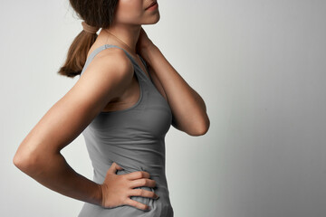 woman with shoulder pain injury dissatisfaction health problems