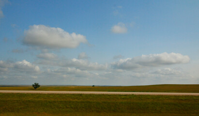 Obraz na płótnie Canvas Views of the Great Plains in South Dakota