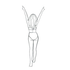 Surreal Faces Continuous line, drawing of set faces and hairstyle, fashion concept, woman beauty minimalist, vector illustration pretty sexy. Contemporary portrait