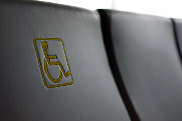 Priority seating for people with disability, seniors, pregnant woman and children.