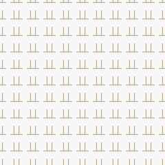 Golden minimalistic linear pattern with geometric shape and figure. Abstract vector pattern design for wallpaper, paper, web banner, business presentation, branding package, fabric print