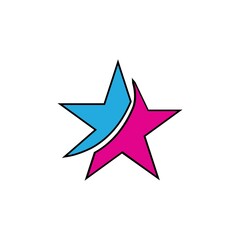 Star logo illustration vector
