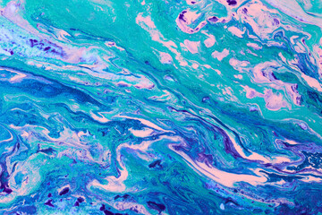Marble paints texture. Floating inks background