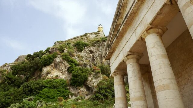 Church of Agios Georgios / Saint George on the Old Fortress of corfu town 