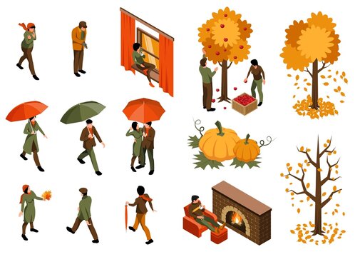 Cozy Autumn Icon Set