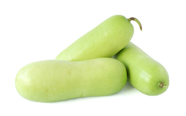 Fresh Winter melon fruit isolated on white background