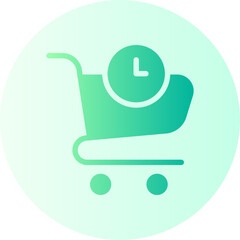 cart time gradient icon