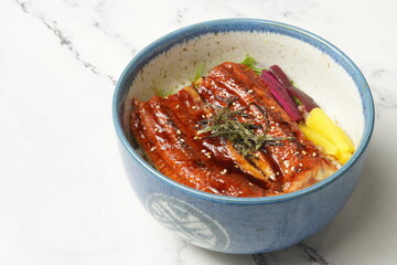 Unagi don Eel rice bowl