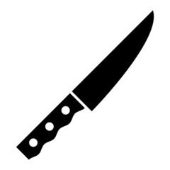 Vector Cutting Knife Glyph Icon Design
