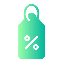 discount tag gradient icon