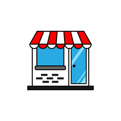 Storefront icon design template illustration isolated