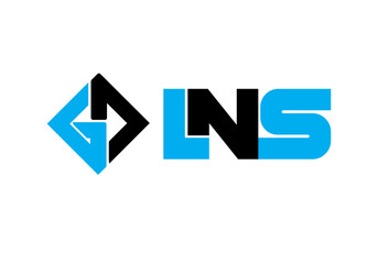 Real state Logo Modern LNS Letter Logo