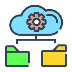 data management flat line design, SEO and web flat design for mobile concepts and web apps. Collection of modern infographic logo and pictogram.