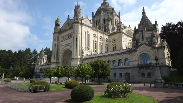 Basilica of Sainte-Th&eacute;r&egrave;se Lisieux in France