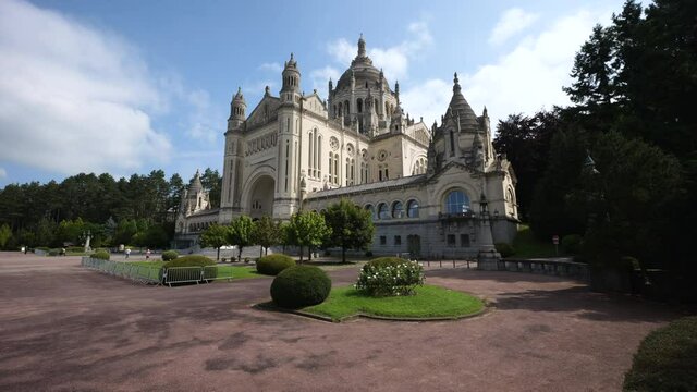 Basilica of Sainte-Th&eacute;r&egrave;se Lisieux in France