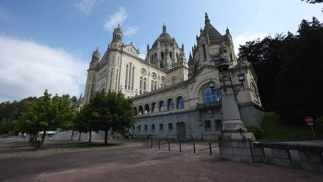 Basilica of Sainte-Th&eacute;r&egrave;se Lisieux in France