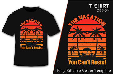 Beach T-Shirt Design, Beach Vacation