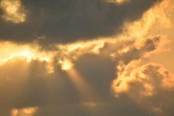 sun in clouds