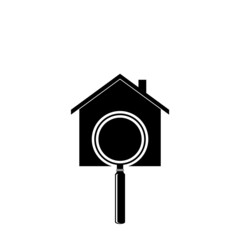 House search simple icon isolated on white background