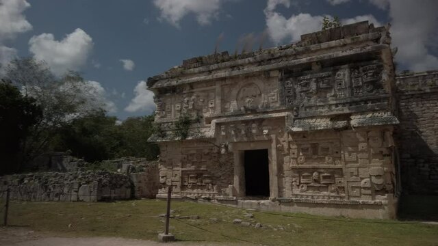 Nunnery, Zona Central, Chichen itza, UNESCO World Heritage, Mayan and Toltec archaeological excavation, Yucatan Peninsula, Mexico, Central America.