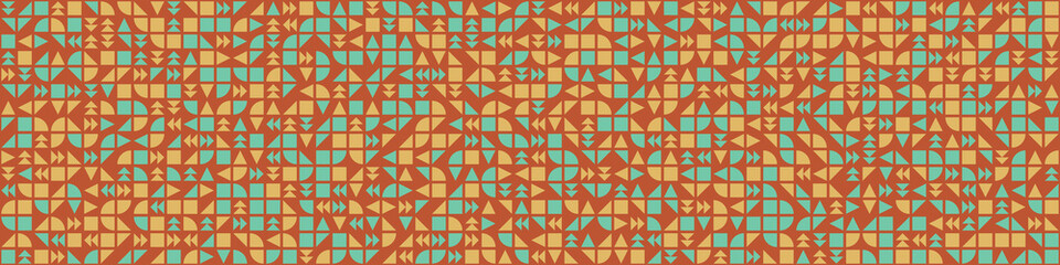 Abstract Geometric Pattern generative computational art illustration