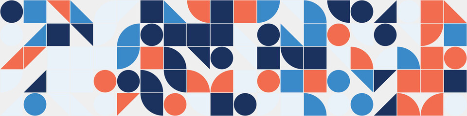 Abstract Geometric Pattern generative computational art illustration