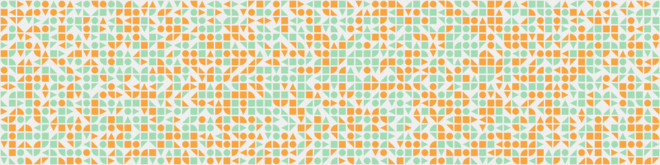 Abstract Geometric Pattern generative computational art illustration