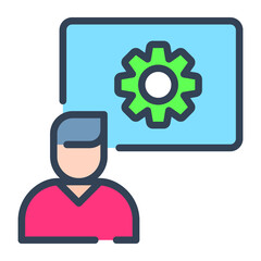 seo training flat line design, SEO and web flat design for mobile concepts and web apps. Collection of modern infographic logo and pictogram.