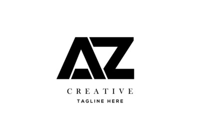 creative letter AZ logo design templates