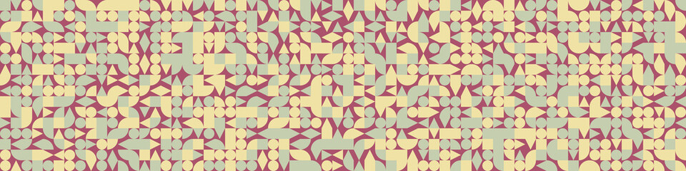 Abstract Geometric Pattern generative computational art illustration