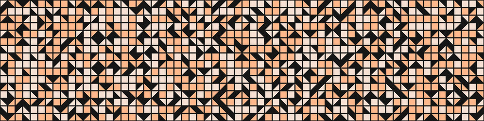 Abstract Geometric Pattern generative computational art illustration