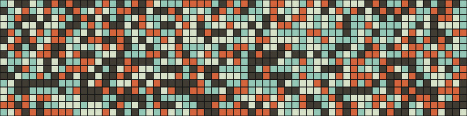 Abstract Geometric Pattern generative computational art illustration