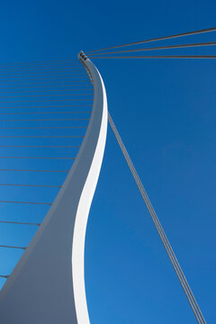 Samuel Beckett Bridge in Dublin, Ireland