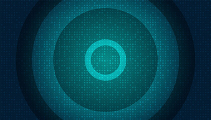 Database abstract digital background with circles and dots