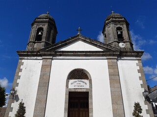 Fototapeta na wymiar Iglesia parroquial de Santa María en Vilalba, Galicia