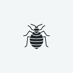Bed_bug vector icon illustration sign