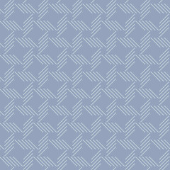 Seamless geometric grid pattern, Repeated lines gray background vector