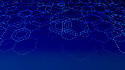 Obraz premium 六角形背景