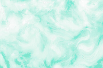 Obraz premium Mint green gradient watercolor vector background. Hand drawn aquarelle texture. Light green background.