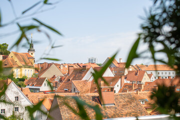 Dächer von Graz, Österreich