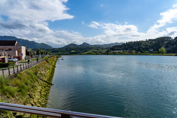 Fototapeta premium Rivadesella village in Asturias, Spain.