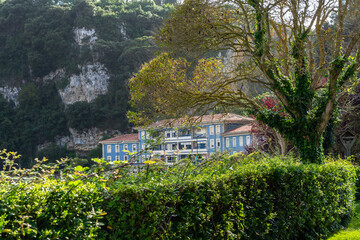Rivadesella village in Asturias, Spain.